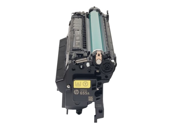 HP 655A alkuperäinen keltainen LaserJet-värikasetti, 10500 sivua, Keltainen, 1 kpl