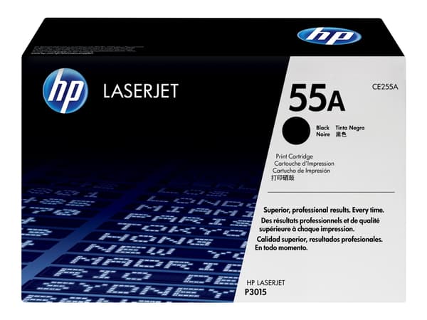 Lasertoner hp 55a ce255a, 6 000 sidor, svart