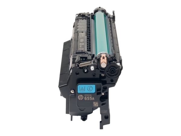 HP 655A alkuperäinen syaani LaserJet-värikasetti, 10500 sivua, Syaani, 1 kpl