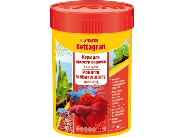 sera 00105, Akvariefisk, Granulat, Vitamin A, Vitamin B1, Vitamin B2, Vitamin C, Vitamin D3, Vitamin E, 4,8%, 3,5%, 5%