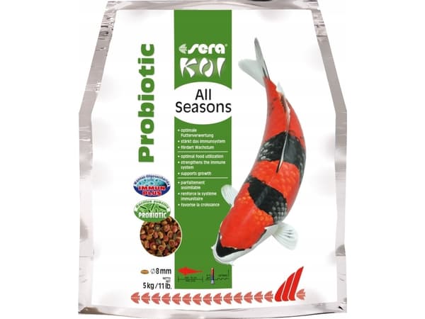 Sera Koi All Seasons Probiotic 5 kg - pokarm specjalny
