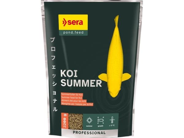 sera 07016, Dammfisk, Torr fiskmat, Pellets, Vitamin A, Vitamin B1, Vitamin B2, Vitamin C, Vitamin D3, Vitamin E, Stor, 17 ° C