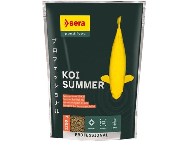 sera 07016, Dammfisk, Torr fiskmat, Pellets, Vitamin A, Vitamin B1, Vitamin B2, Vitamin C, Vitamin D3, Vitamin E, Stor, 17 ° C