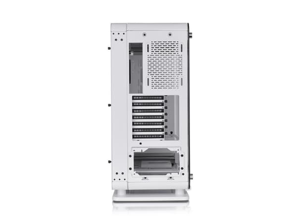 Thermaltake Core P6 TG Snow - Mid tower - SSI CEB - sidepanel med vindu (herdet glass) - ingen strømforsyning (PS/2) - hvit - USB/lyd