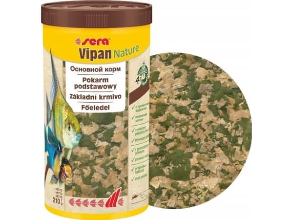 Sera Vipan Nature 1000 ml, flingor - premiumfoder