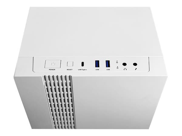 Chieftec UNI Series - Tower - ATX - ingen strømforsyning (ATX) - hvit - USB/lyd