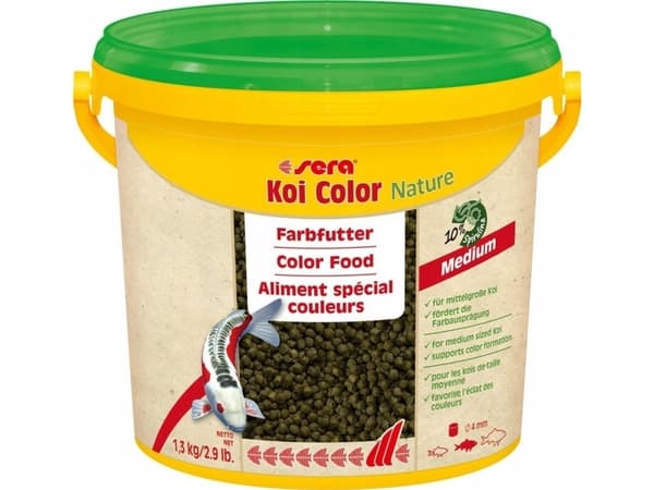 Sera Koi Color Medium 3.800 ml, granulat - pokarm postawowy dla Koi