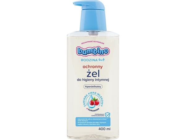 Bambino Family Creamy Protective Intimate Hygiene Gel Cranberry 400ml