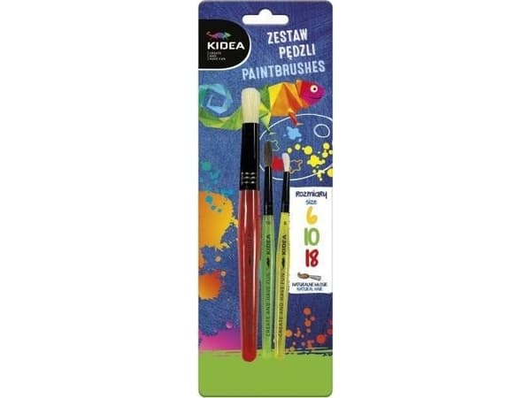 Derform Set of 3 KIDEA brushes