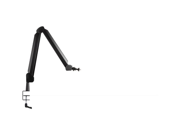 Elgato Wave Mic Arm, Pöydän mikrofoniteline, Pöydän kiinnitysasluta, Musta