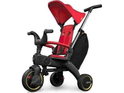 Doona LIKI Folding three-wheeled bike S1 5in1 - red
