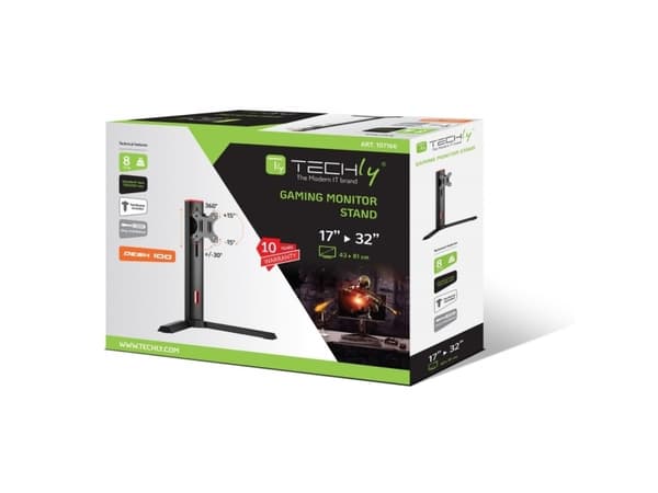 Techly ICA-LCD G32, Fritstående, 8 kg, 43,2 cm (17"), 81,3 cm (32"), 100 x 100 mm, lajittelu