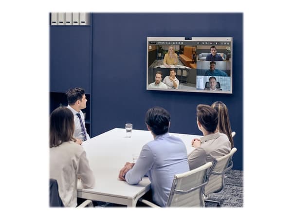 LG One:Quick Works 55CT5WJ-B - 55" Diagonalklasse LED-bakgrunnsbelyst LCD-skjerm - konferanse - med innebygd PC, pekeskjerm, 4K-kamera og -mikrofon -