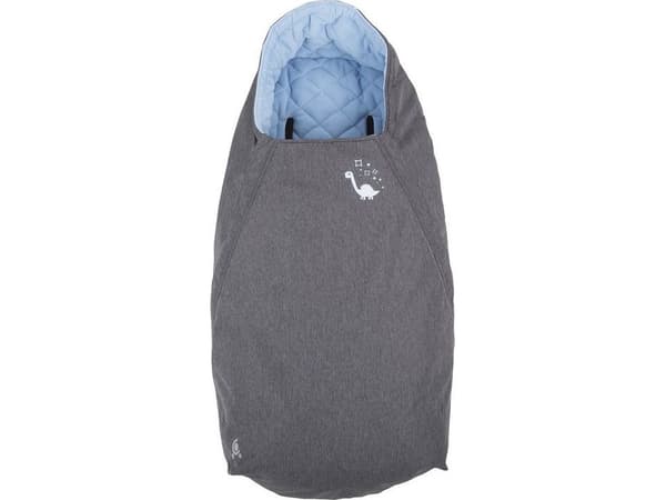 CuddleCo Comfi-Extreme vattentät sovsäck - gråmelerad/blå