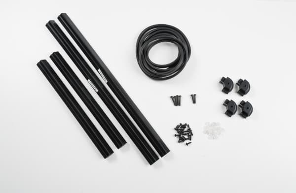 B&W Cases PF/1000, Panel kit, Black, B&W, Type 1000 - 6040