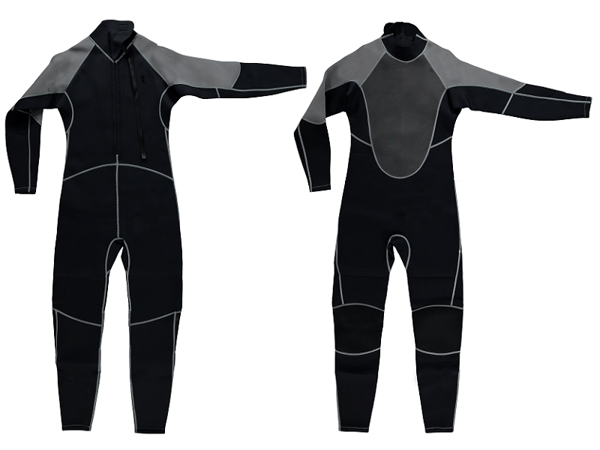 CS Aqua Wetsuit Unisex Neopren Black - XLarge