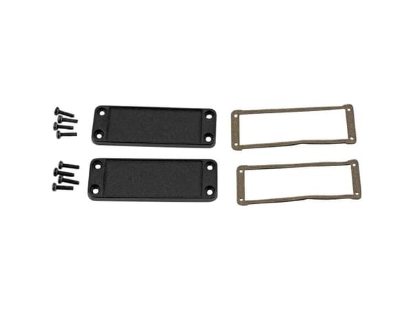 Hammond Electronics Endeplade Aluminium Sort (L x B x H) 6 x 87 x 31 mm 1 stk