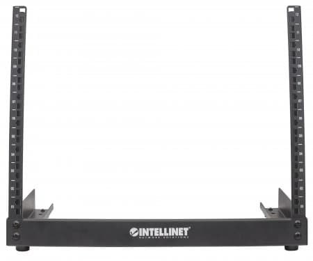Intellinet 714747, Frittstående hylle, 12U, 3,4 kg, Sort