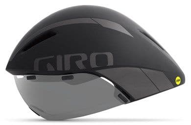 Bell GIRO AEROHEAD MIPS time trial hjelm matt svart titan størrelse. M (55-59 cm) - GR-7074542