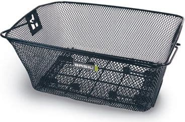 Basil Korg för bakre pakethållare COMO Hållarklämma på max.16 mm, stål svart (BAS-11061)