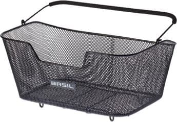 Basil Base M, Bakre, Sykkelkurv, Stål, Svart, 14 l, 5 kg