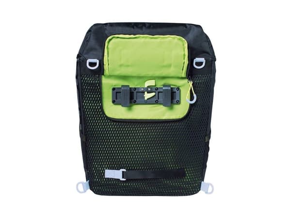 Basil Miles, Bakre, Sykkelveske, Polyester, Svart, 17 l, 5 kg