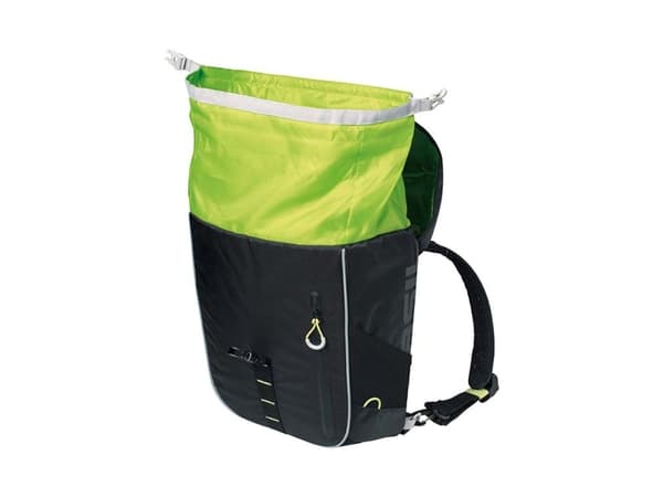 Basil Miles, Bakre, Sykkelveske, Polyester, Svart, 17 l, 5 kg