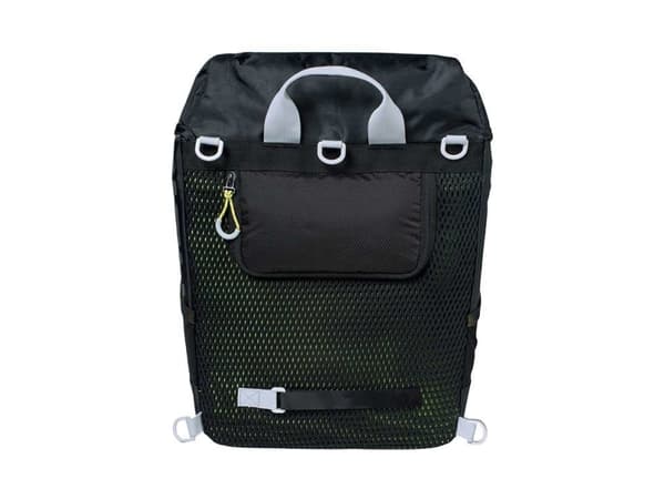 Basil Miles, Bakre, Sykkelveske, Polyester, Svart, 17 l, 5 kg