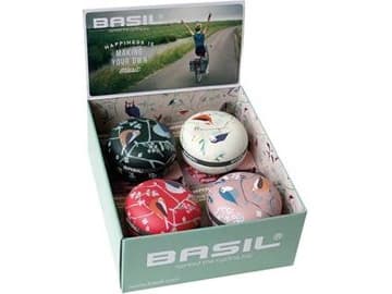 Basil BASIL BIG BELL sykkelklokke 80mm, blanding av farger, boks à 4 stk. (BAS-50442)