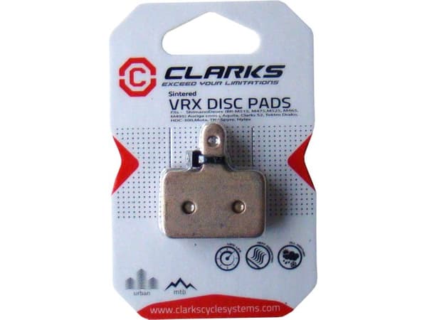 Clarks SHIMANO TEKTRO (Deore M515, M475, M525, M465, M495, TEKTRO Draco, Dorado, Orion, Auriga, Aquila, HDC300, TRP Spyre, Hylex) bromsbelägg med sin