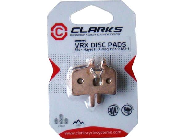 Clarks HAYES bremseklosser (HFX-Mag, MX-1, Mag HFX-9) metallisk sintret