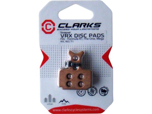 Clarks FORMULA bremseklosser (One, R1, Mega, RX, R0, T1) metallisk sintret