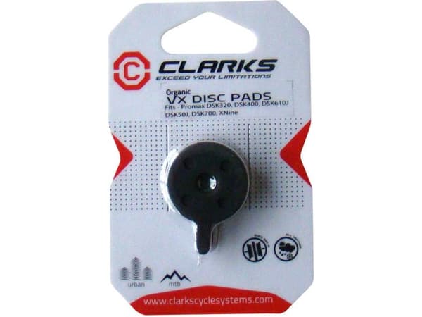 Clarks PROMAX bremseklosser (DSK320, DSK400, DSK610J, DSK50J, DSK700, XNine) økologiske
