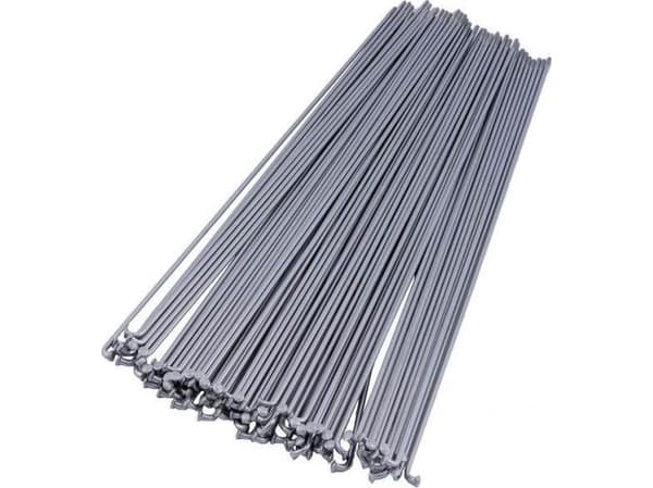 Cn Eiker CNSPOKE STD14 Eiker 2,0-2,0-2,0 rustfritt stål 250mm sølv + nipler 144 stk. - CN-STD250