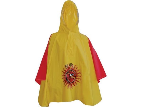 Fastrider Barneponcho Giraffe Gul, størrelse 92 (FSTR-67141-92)