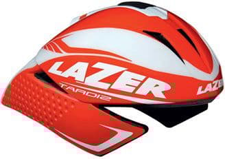 LAZER Time helmet TARDIZ L solid red glossy white mat 58-61 cm (LZR-TARD-RED-WHIT-XL)