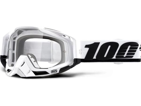 100% Goggles 100% RACECRAFT STUU (Anti-Fog Transparent Glass + 10 Skidding) (NEW)