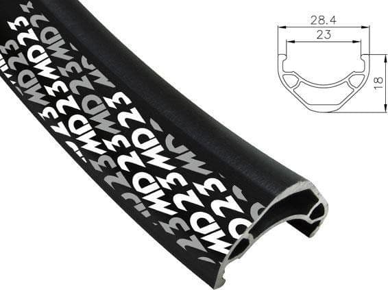 ALEXRIMS Mtb ALEXRIMS MD23 29 "x36 hole Tubeless Ready H. capped black disc (NEW)