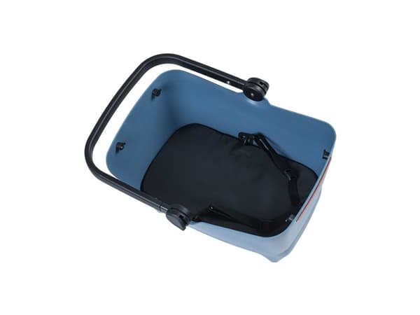 Basil Buddy MIK, Bak, Cykelkorg, Plast, Svart, Blå, 450 mm, 220 mm