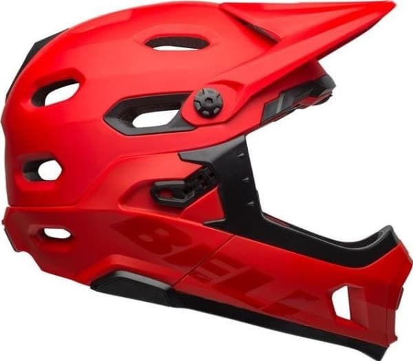 BELL Full face helmet BELL SUPER DH MIPS SPHERICAL matte gloss crimson black size S (52-56 cm) (NEW)