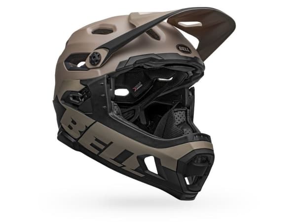Bell Helmets Super DH MIPS, Heldekkende hjelm, Innformet, Hjelmvisir, Matt