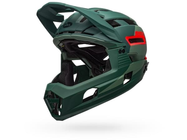 Bell Helmets Super AIR R MIPS, Heldekkende hjelm, Innformet, Hjelmvisir, Matt