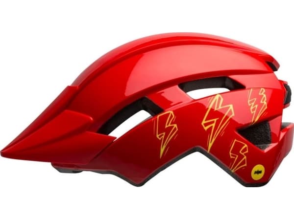 BELL Children's helmet BELL SIDETRACK II bolts gloss red size Universal (47-54 cm) (NEW)