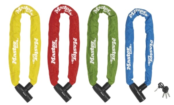 MASTER LOCK 8391EURDPROCOL, Kjedelås, Blå, Grønn, Rød, Gult, Stål, Stål, Nylon, Stål