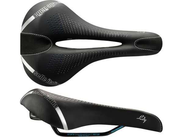 Selle Italia Siodło SELLE ITALIA LADY GEL FLOW L (id match - L2) Mangaaniputki 7, fibra-tek, 310g lajitelma (UUSI)