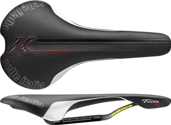 Selle Italia Siodło FLITE KIT CARBONIO L (id match - L1) Carbon/Keramic 7x9 Fibra-tek 180g svart (SIT-017A201ICA006)