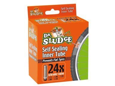 Weldtite Tube med anti-punkteringsvæske DR SLUDGE PUNKTURBESKYTTELSE INDRE RØR 24" x 1,75-2,10 schrader (WLD-04013)
