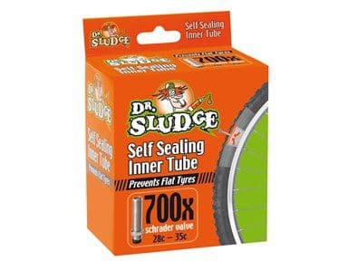 Weldtite Tube med anti-punkteringsvæske DR SLUDGE PUNKTURBESKYTTELSE INDRE RØR 700 x 28c-35c schrader (WLD-04019)