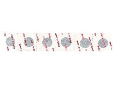 WELDTITE Patches for inner tubes set NARROW PROFILE ROAD 6 x self-adhesive patches box of 50 (WLD-4005)