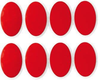 Weldtite Red DEVIL SELF SEAL Inner Tube Patches 8 x Adhesive Patches (WLD-4006)